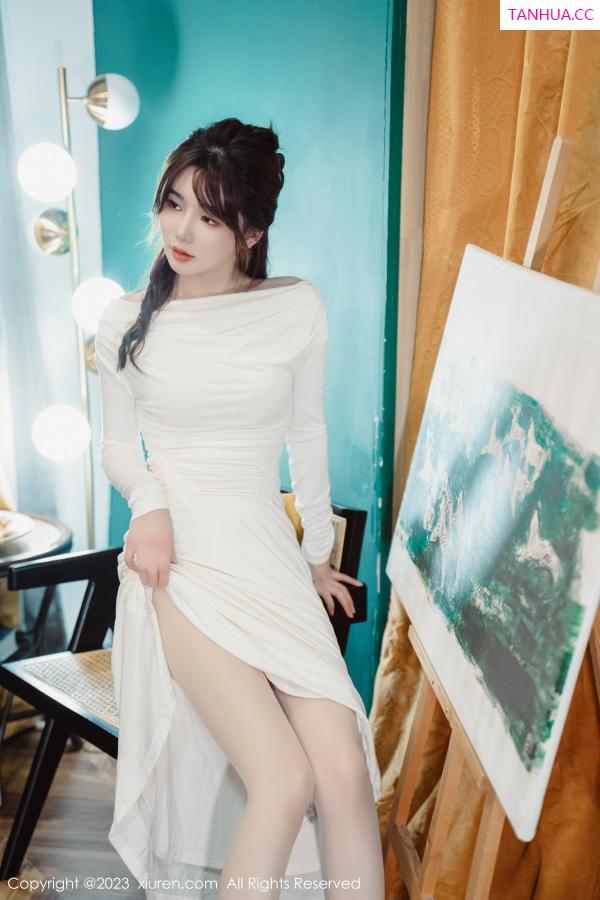 婠婠么  [XiuRen]高清写真图 2023.01.29 No.6182 婠婠么 丝袜美腿第9张图片